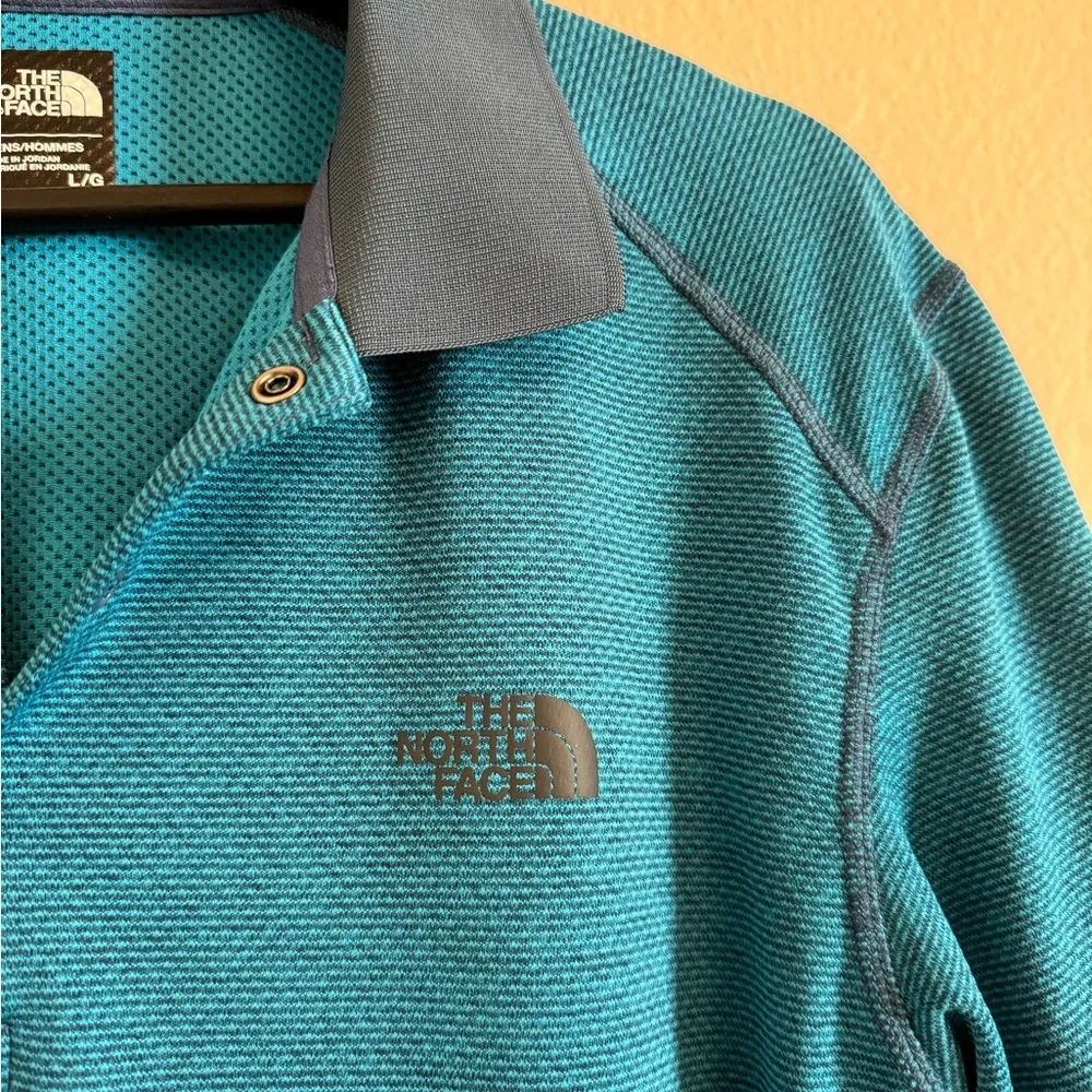 THE NORTH FACE Short Sleeve FlashDry Polo Men's Large Blue